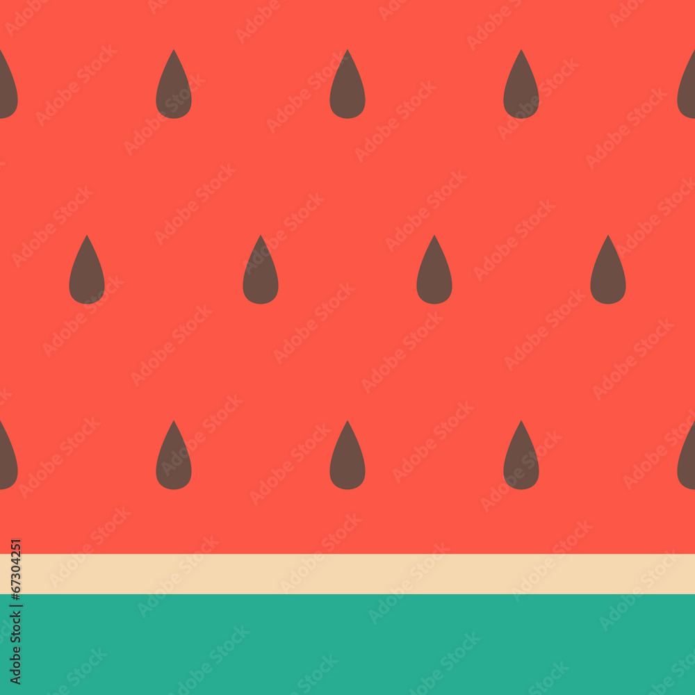 Seamless Watermelon Background Seamless Watermelon Background