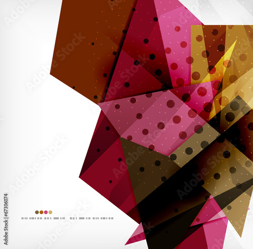 Abstract sharp angles background