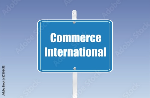 panneau commerce international