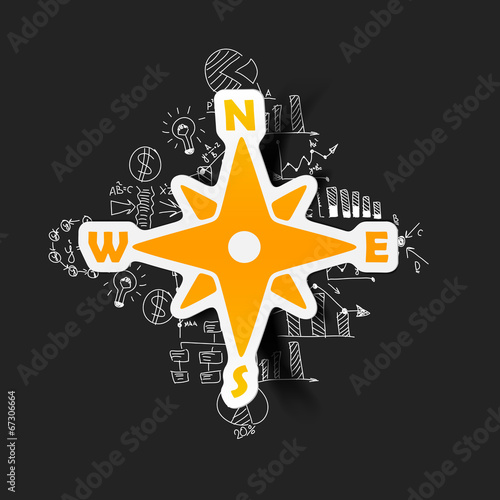 Drawing business formulas: compass