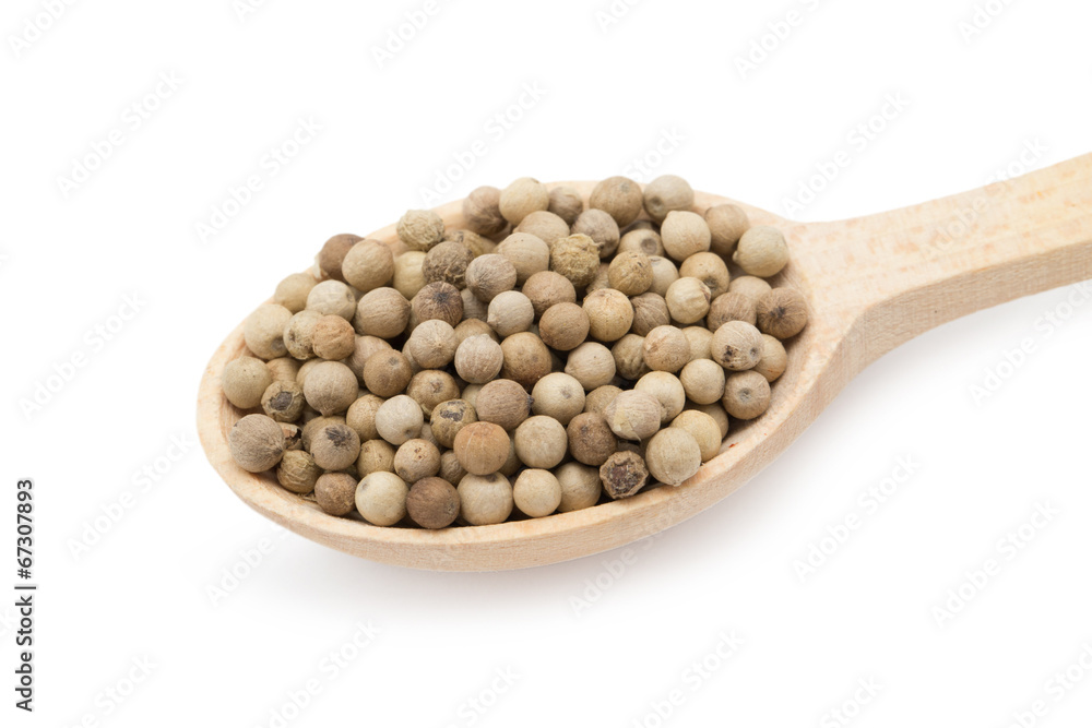 white peppercorns white peppercorns