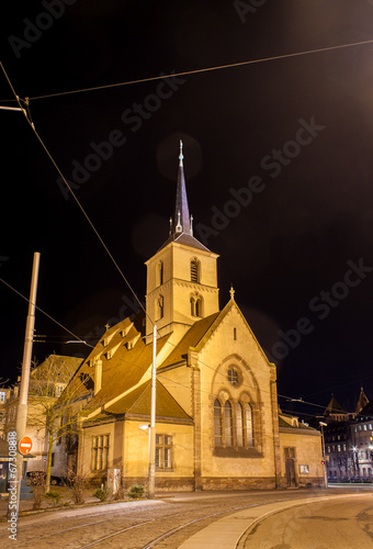 Saint Nicholas church in Strasbourg - Alsace, France