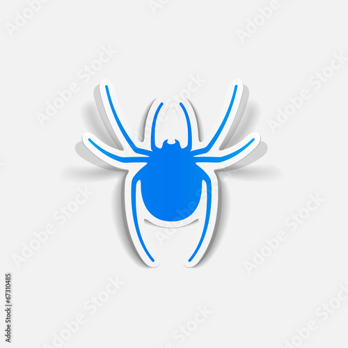 realistic design element: spider