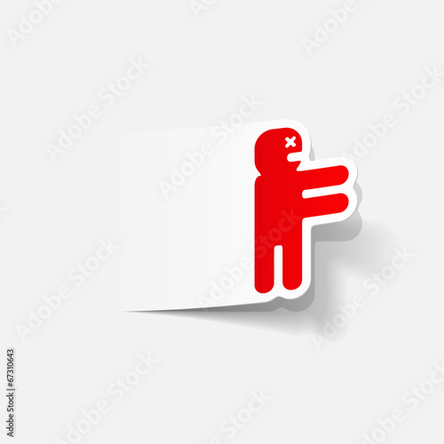 realistic design element: zombie