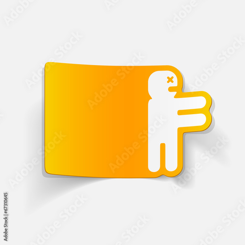 realistic design element: zombie