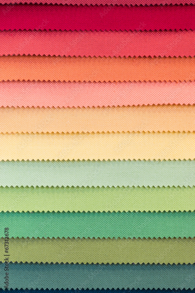 Color swatch of fabric textiles Color swatch of fabric textiles