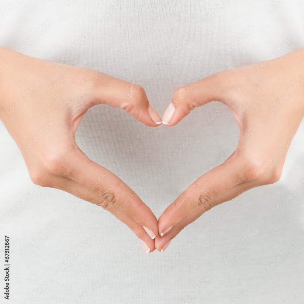 Obraz premium Heart shaped hands