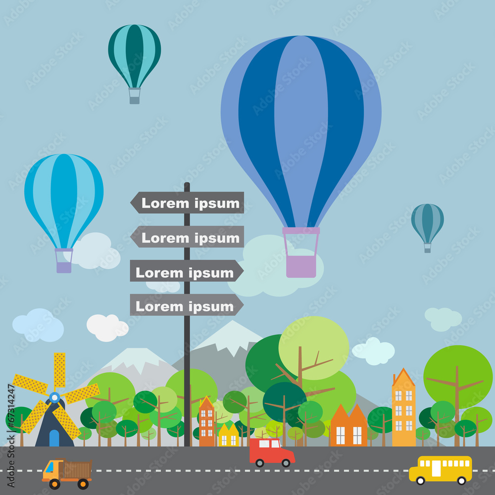 Naklejka premium Travel around the world infographic, vector format
