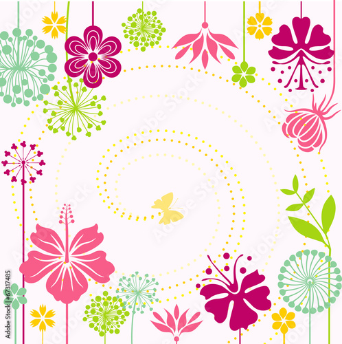 Bright flowers