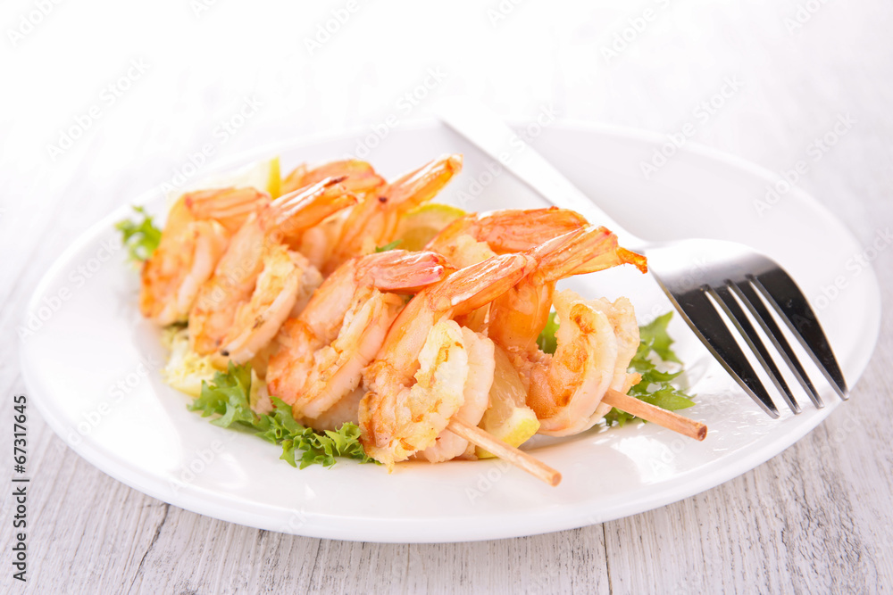 shrimp kebab