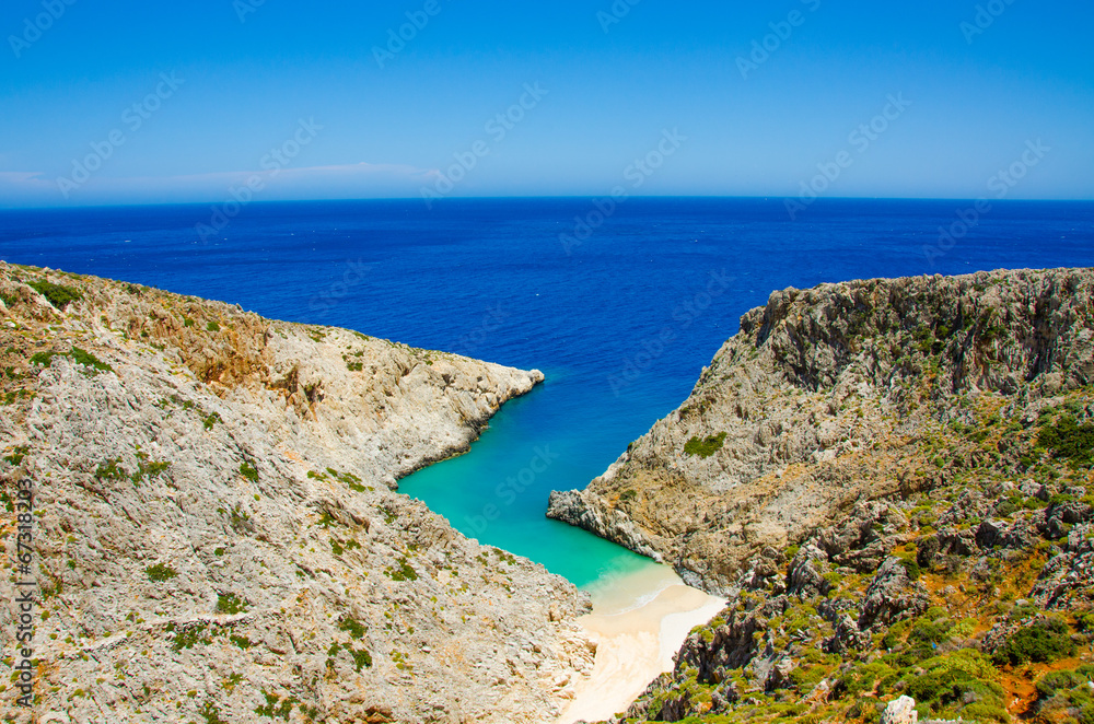 Crete Bay  - Beautiful isolated Bay in the southern of crete, cl