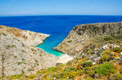Crete Bay - Beautiful isolated Bay in the southern of crete, cl
