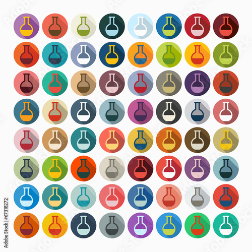 Flat design: medicine