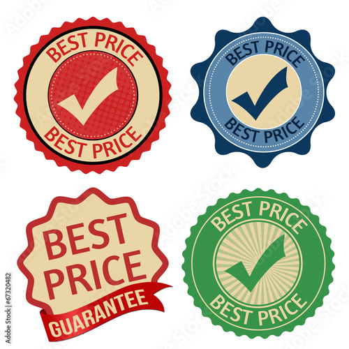 Best price promotional label, sticker or stamps