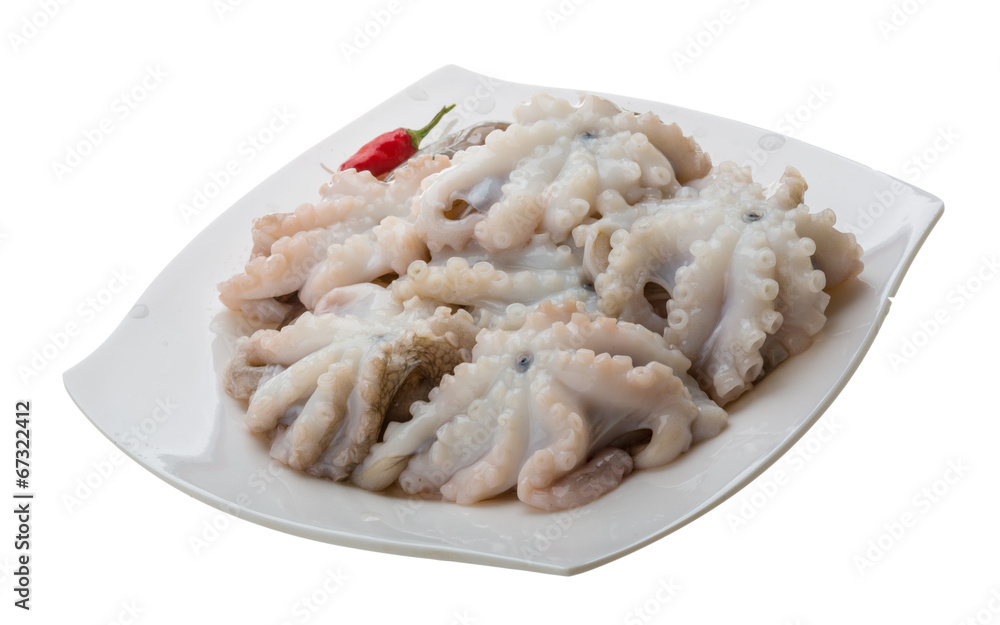 Raw octopus Raw octopus