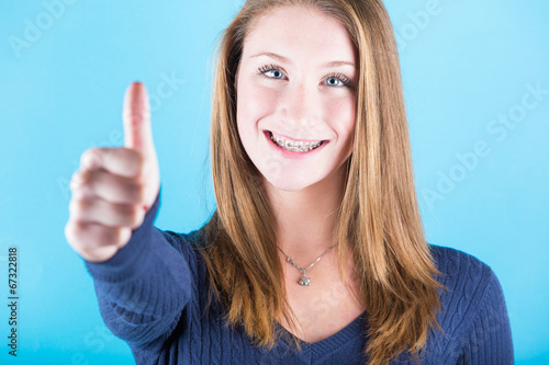 Young Girl with Thumbs Up © william87