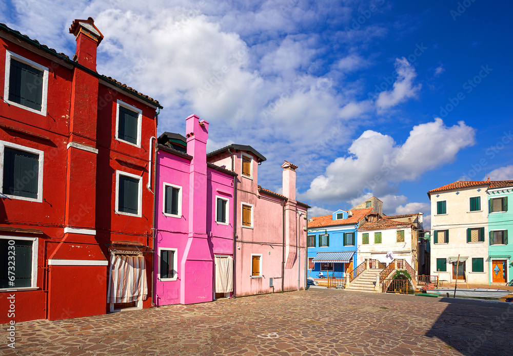 Fototapeta premium architecture of Burano island. Venice. Italy.