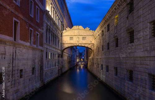 bridge of sighs ( ponte dei sospiri). Venice. Italy.