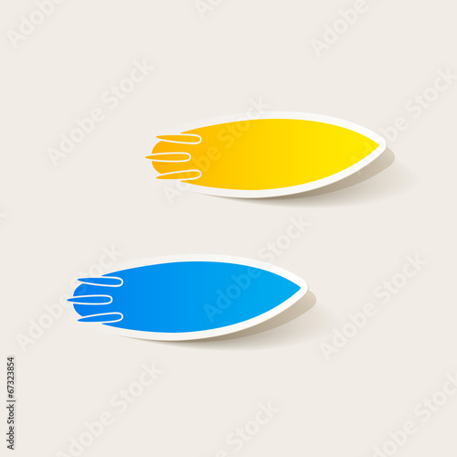 realistic design element: surfing