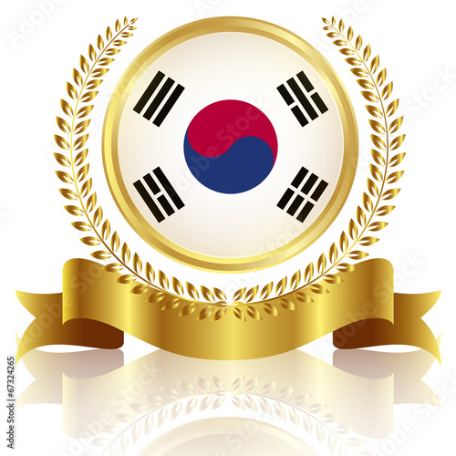 韓国　国旗　フレーム