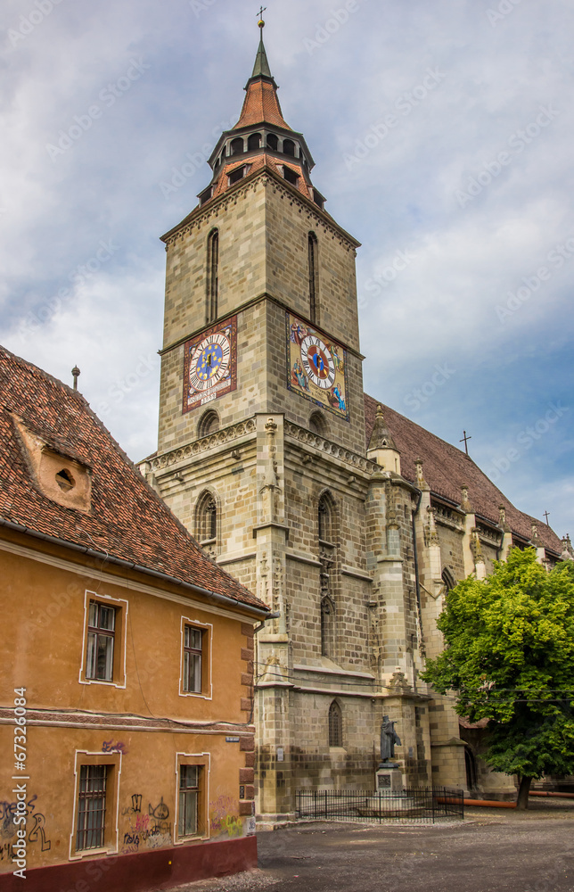 Tower of the black church in Brasov