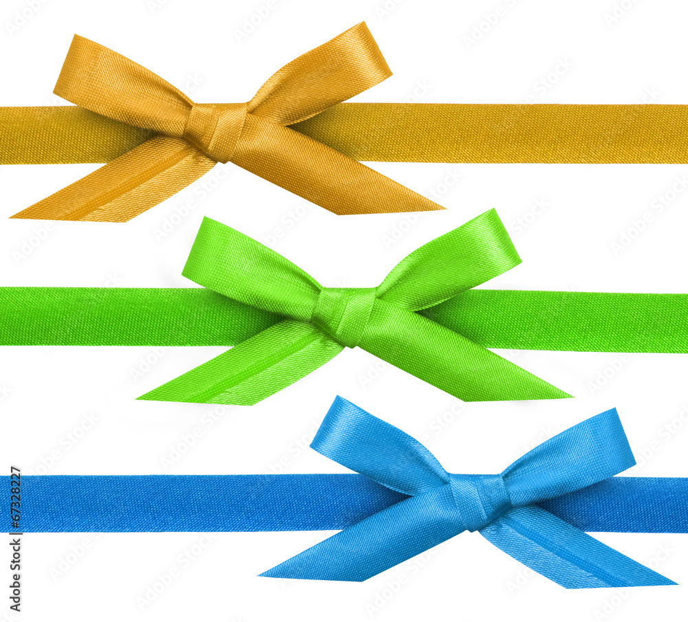 Fototapeta premium ribbon bow isolated on white background