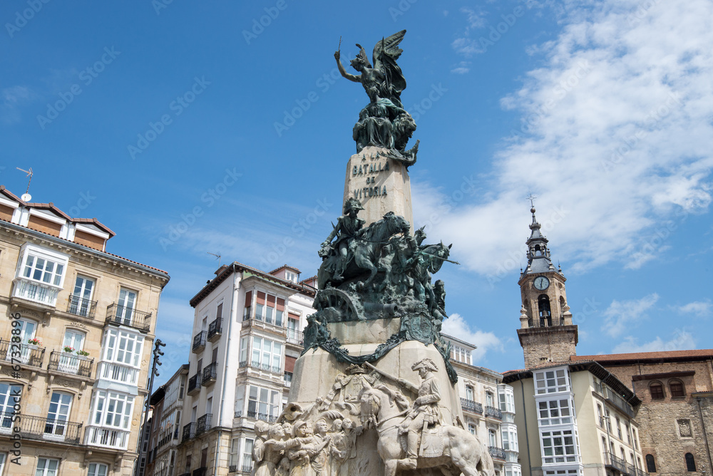 Virgen Blanca square, Vitoria-Gasteiz, Spain