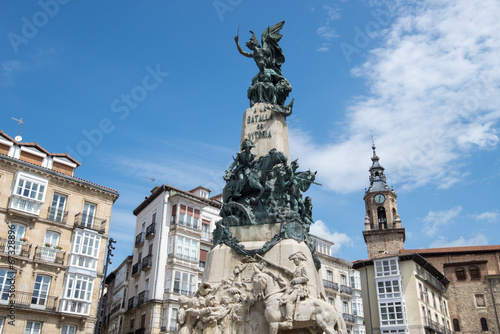 Virgen Blanca square, Vitoria-Gasteiz, Spain photo