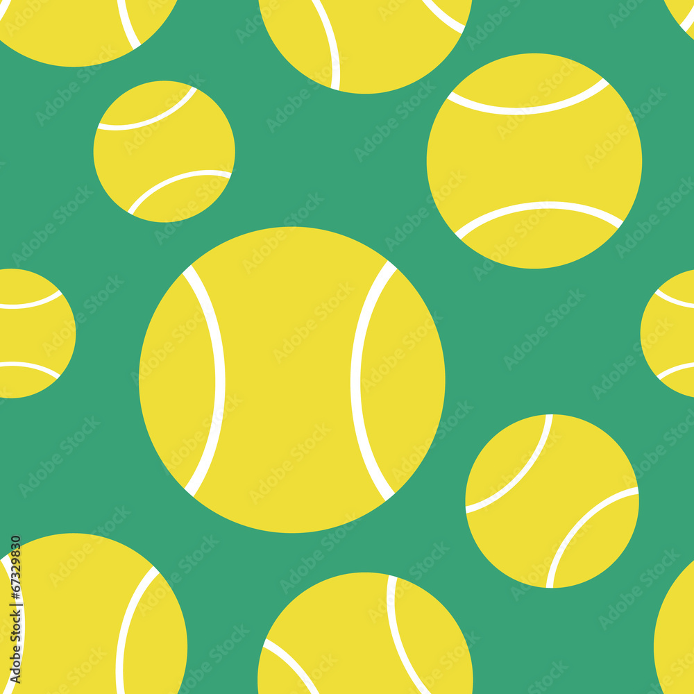 Tennis ball pattern