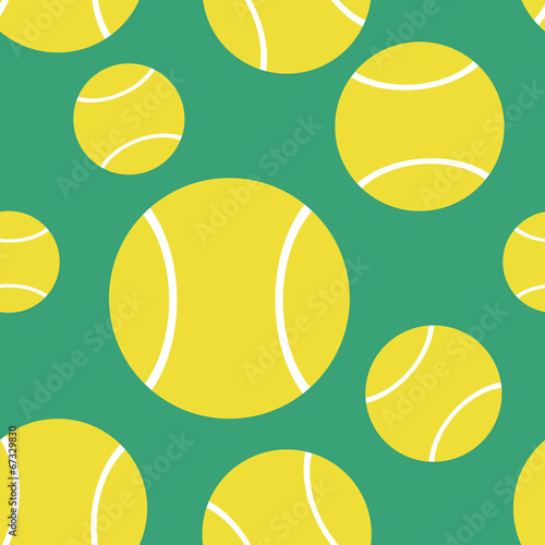 Tennis ball pattern