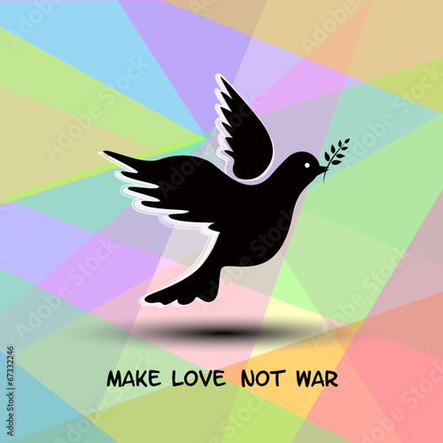 peace taube bunt