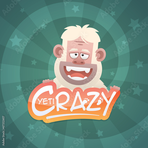 Yeti character emblem