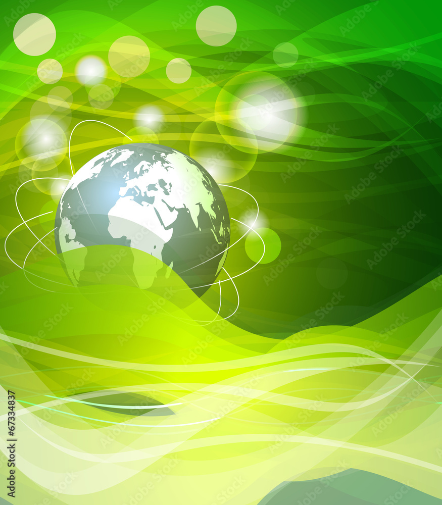 Background with globe, internet concept of global business Background with globe, internet concept of global business