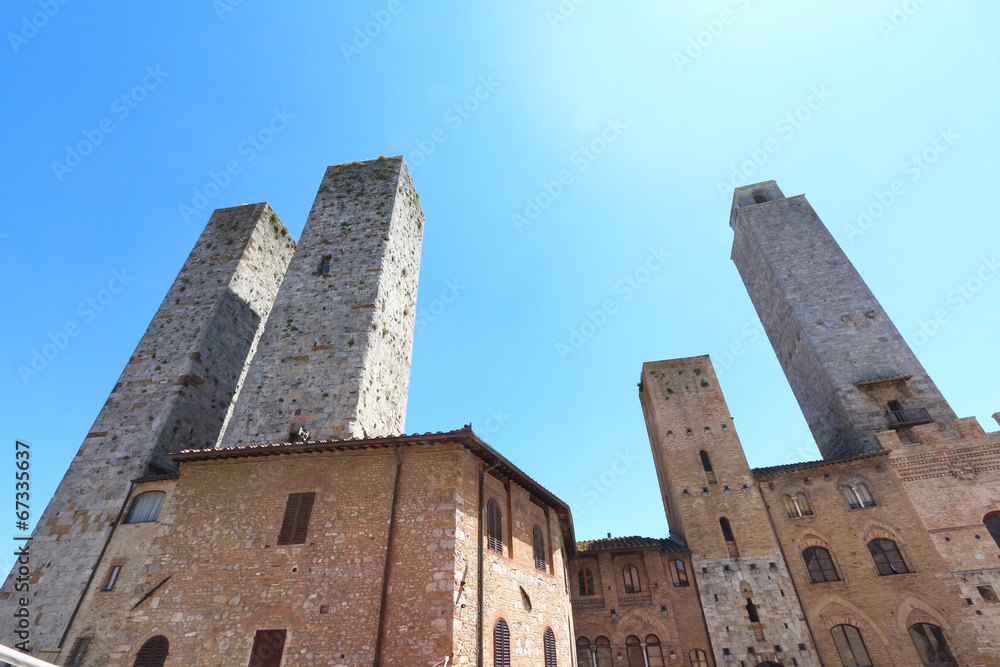 san gimignano, tuscany, italy