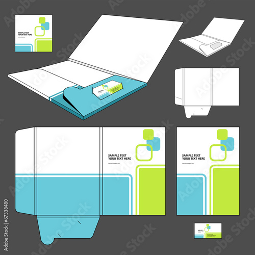 Folder template design