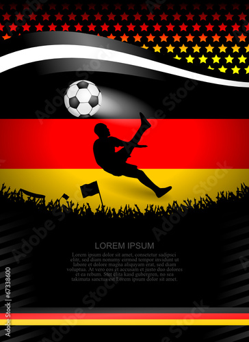 plakat fussball deutschland I