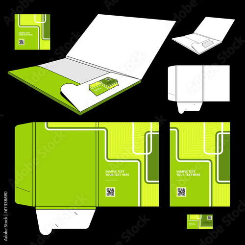Folder template design