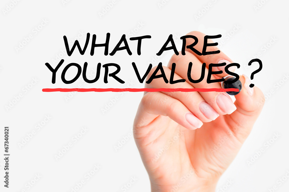 What are your values question What are your values question