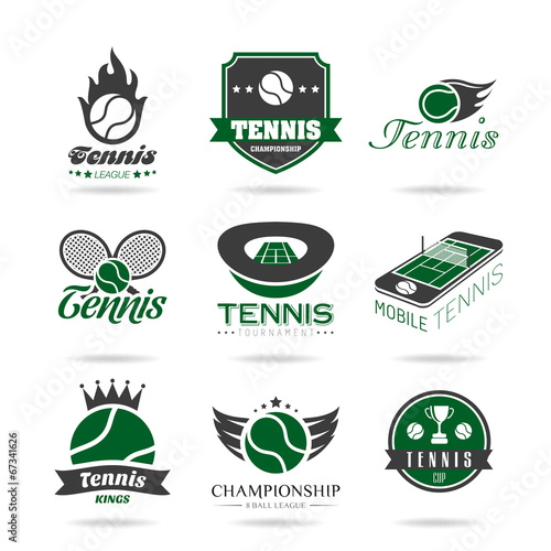 Tennis icon set - 3