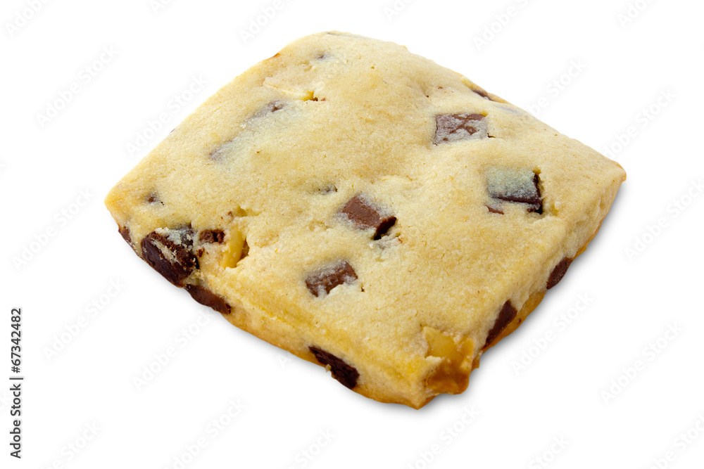 Shortbread With Chocolate Chips and Fudge Shortbread With Chocolate Chips and Fudge
