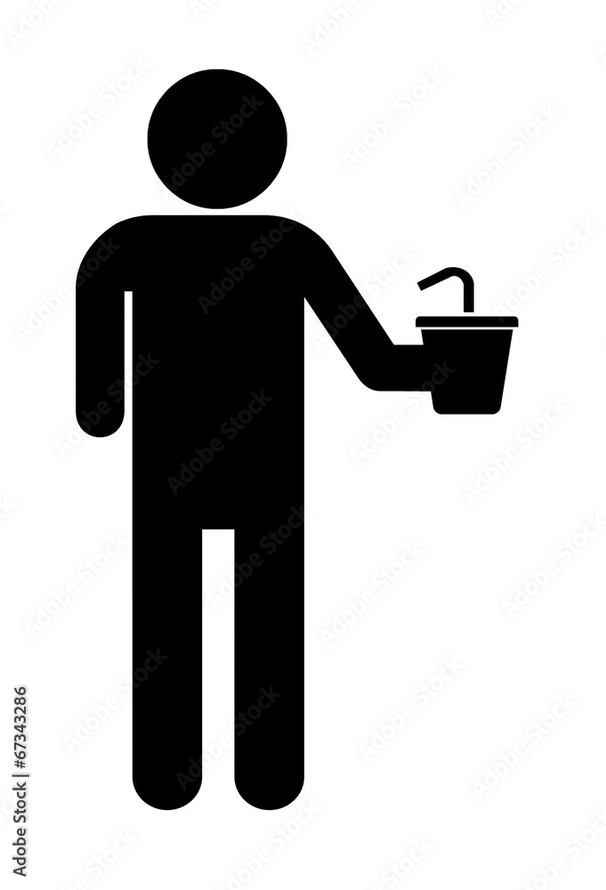 Homme un gobelet de boisson à la main Homme un gobelet de boisson à la main