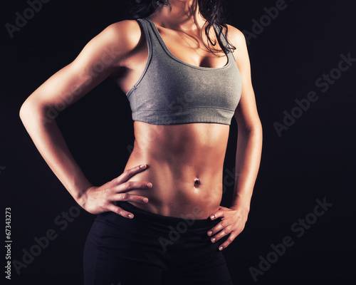 Fitness woman posing