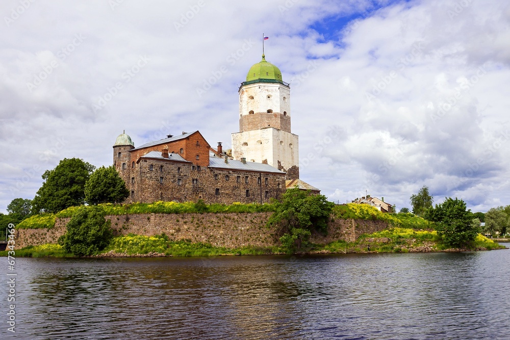 castle in Vyborg, Russia