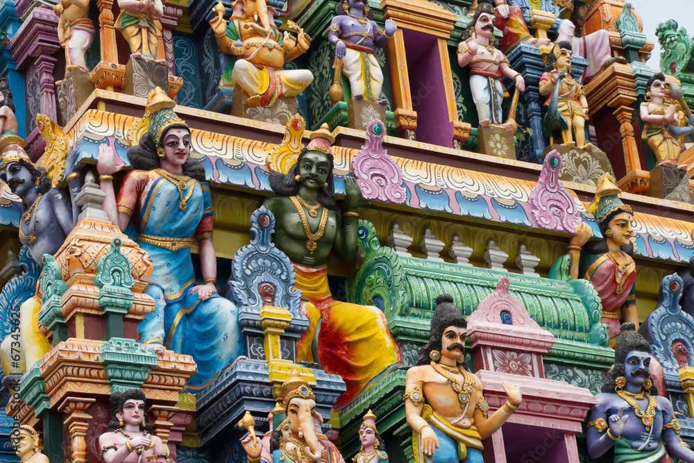 Hindu Tempel, Götter und Dämonen, Sri Lanka