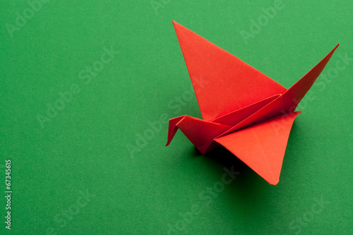 origami paper crane