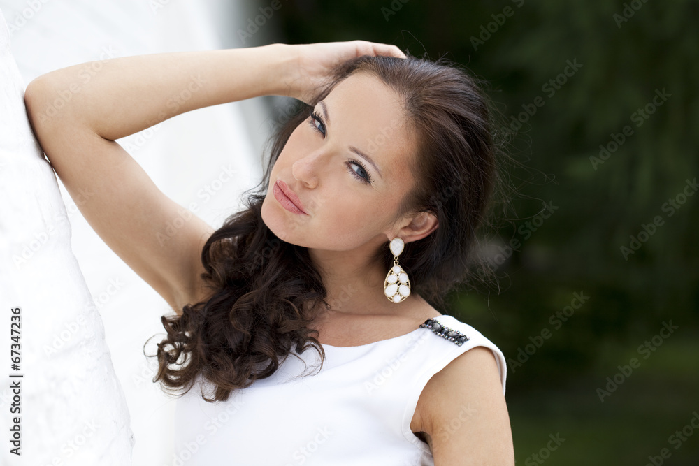 Fototapeta premium Beautiful young woman