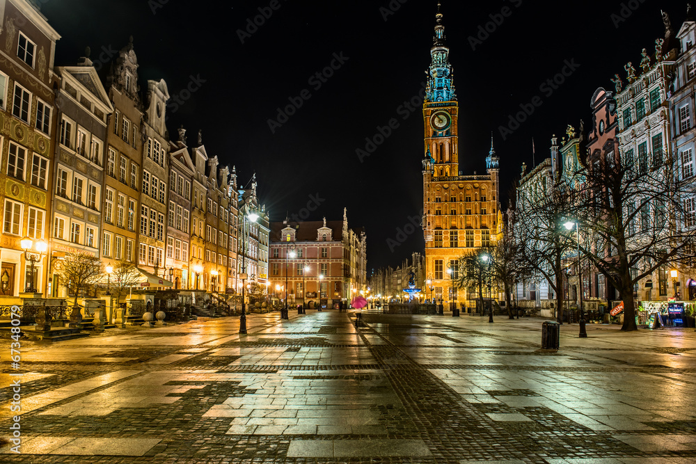 Fototapeta premium Gdańsk stare miasto