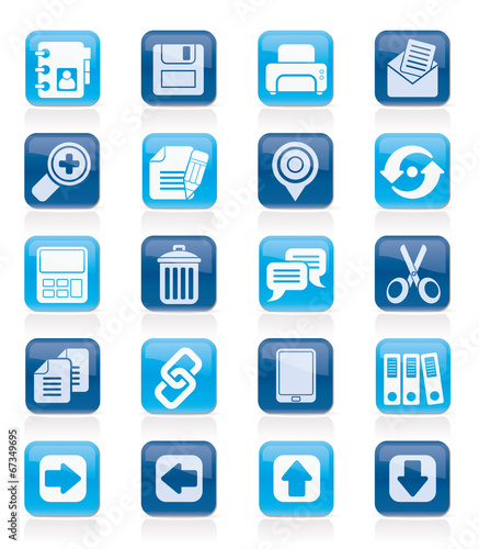 internet Interface Icons -  vector icon set
