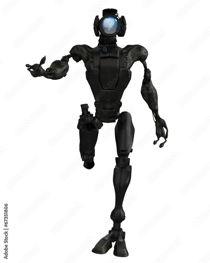 alien robot Stock Illustration | Adobe Stock