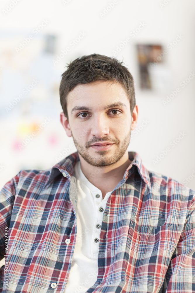 closeup portrait of a young man closeup portrait of a young man